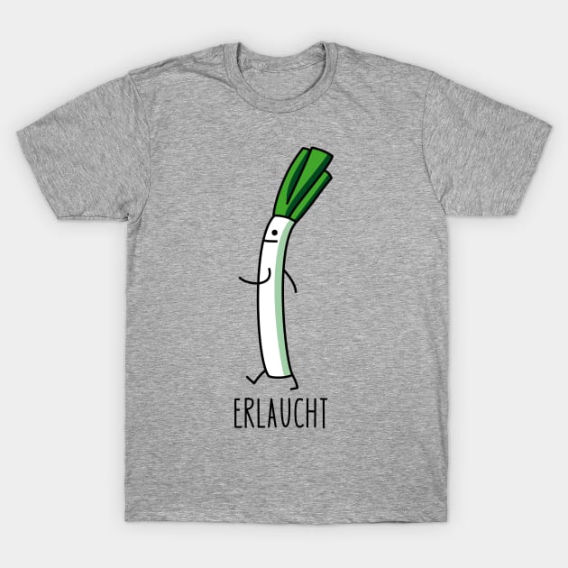 Funny leek (b) T-Shirt by spontania